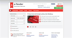 Desktop Screenshot of e-tender.md