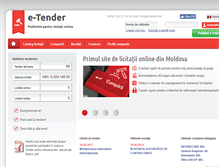 Tablet Screenshot of e-tender.md